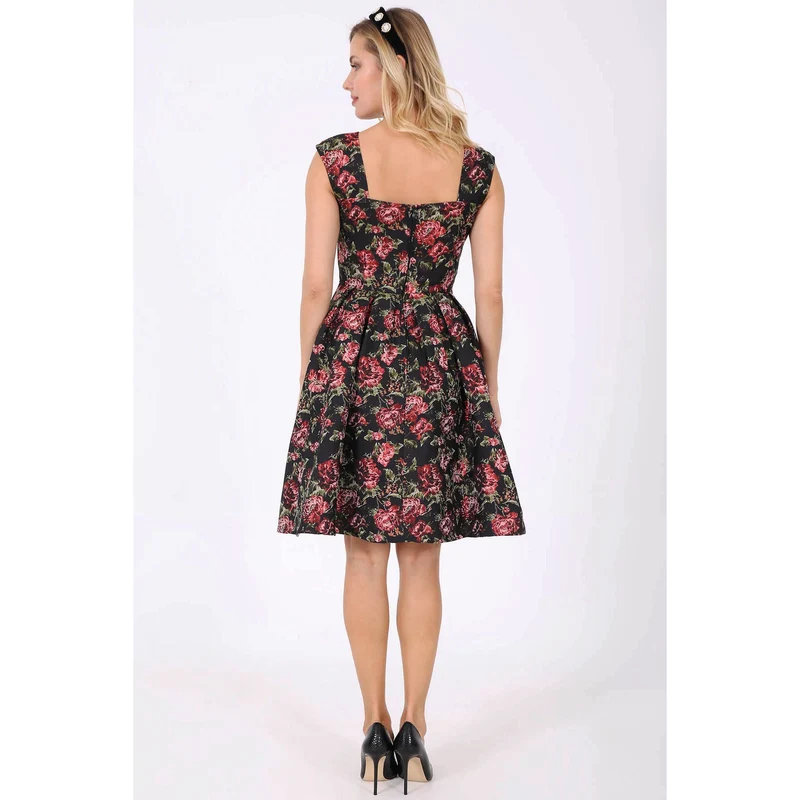 113161 Kleid Ilona von Krüger in schwarz