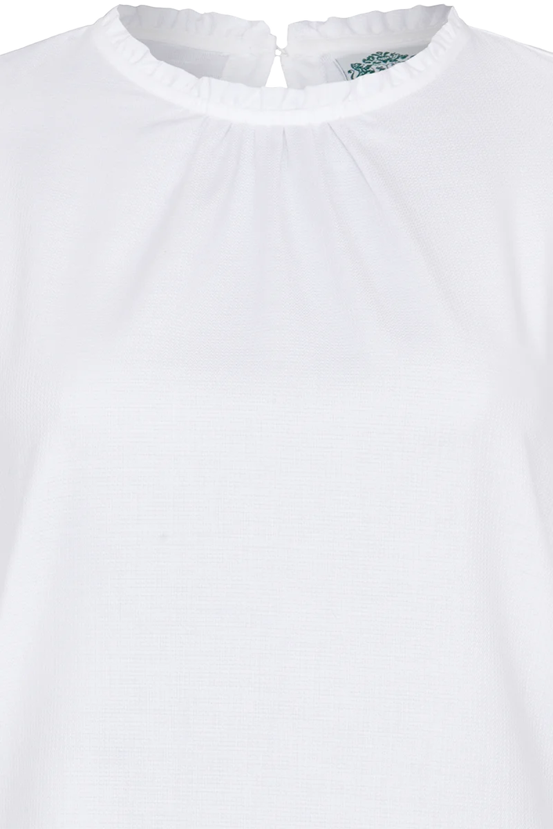 Damen Trachtenbluse mit Rüschchen