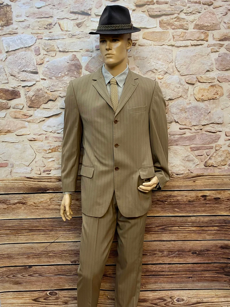 20er Jahre Vintage Anzug Komplett Outfit im Gatsby Look Herren Gr. 50