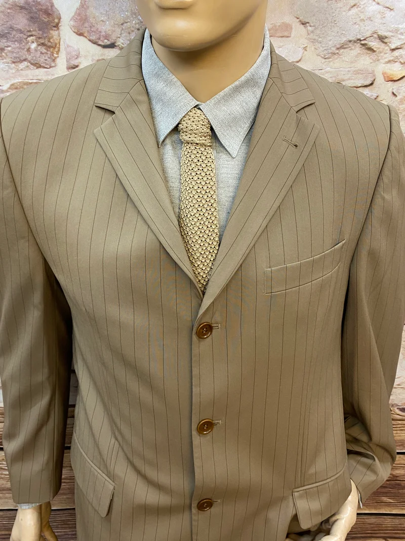 20er Jahre Vintage Anzug Komplett Outfit im Gatsby Look Herren Gr. 50