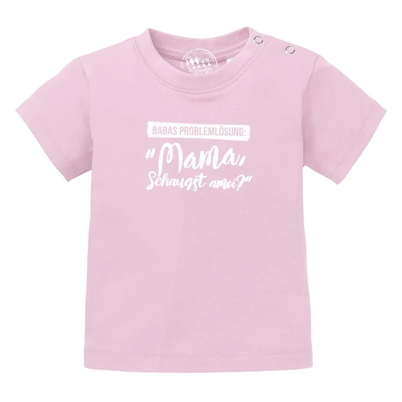 Baby T-Shirt "Babas Problemlösung…"