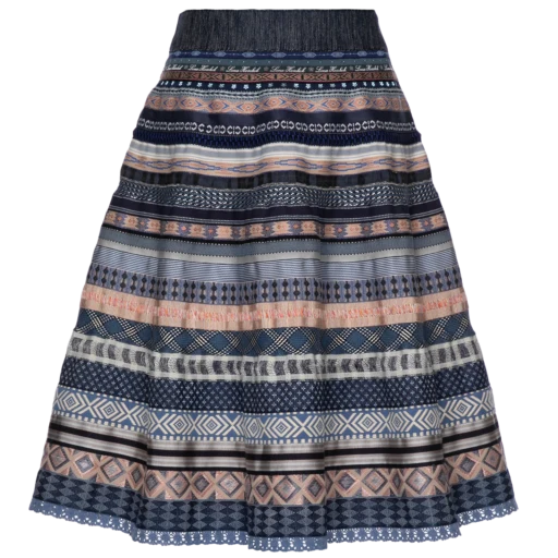 Bänderrock/Ribbon Skirt "twilight" von Lena Hoschek