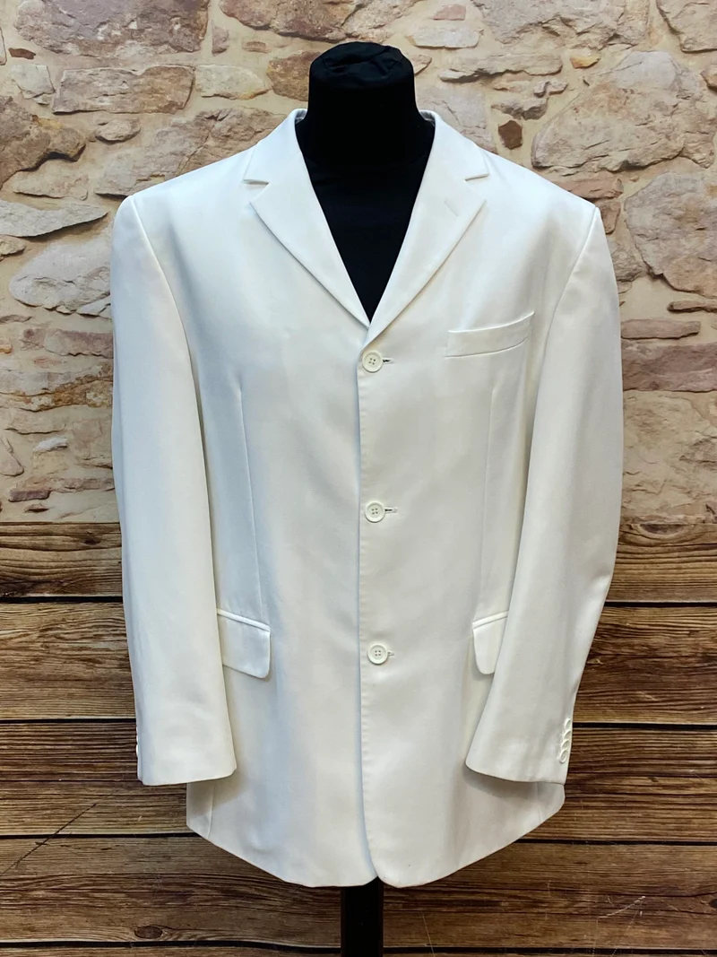 Sakko weiß Vintage Herren Gr. 52