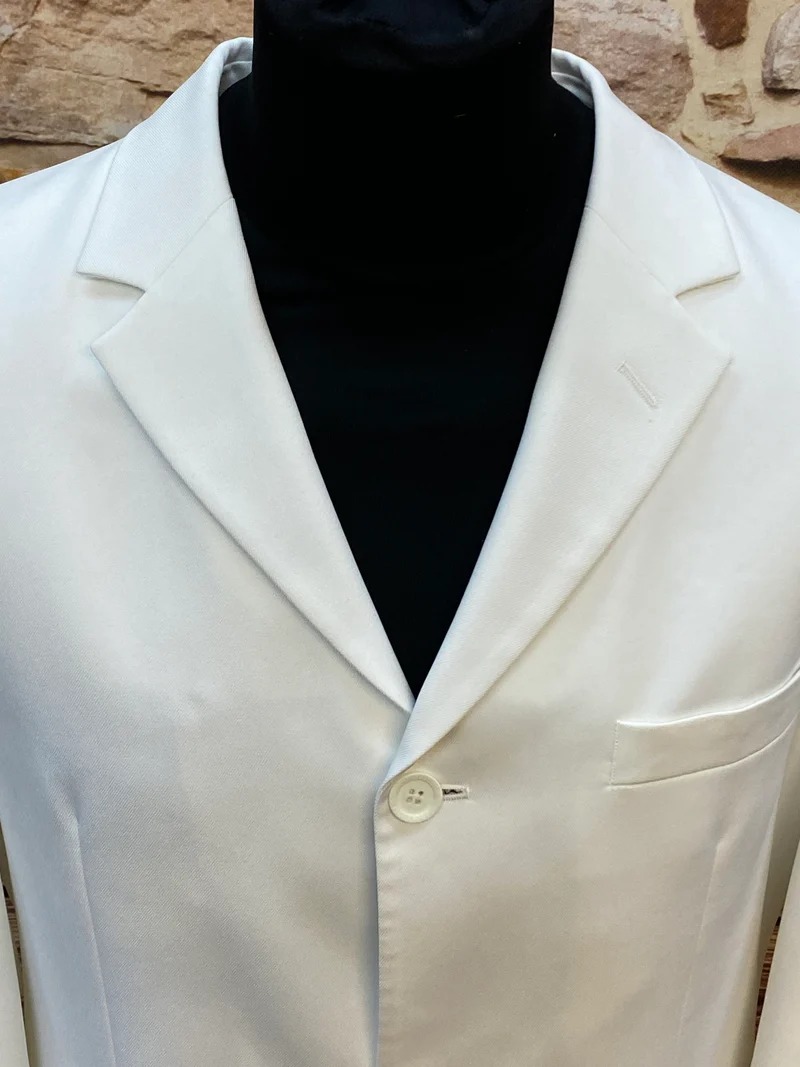 Sakko weiß Vintage Herren Gr. 52