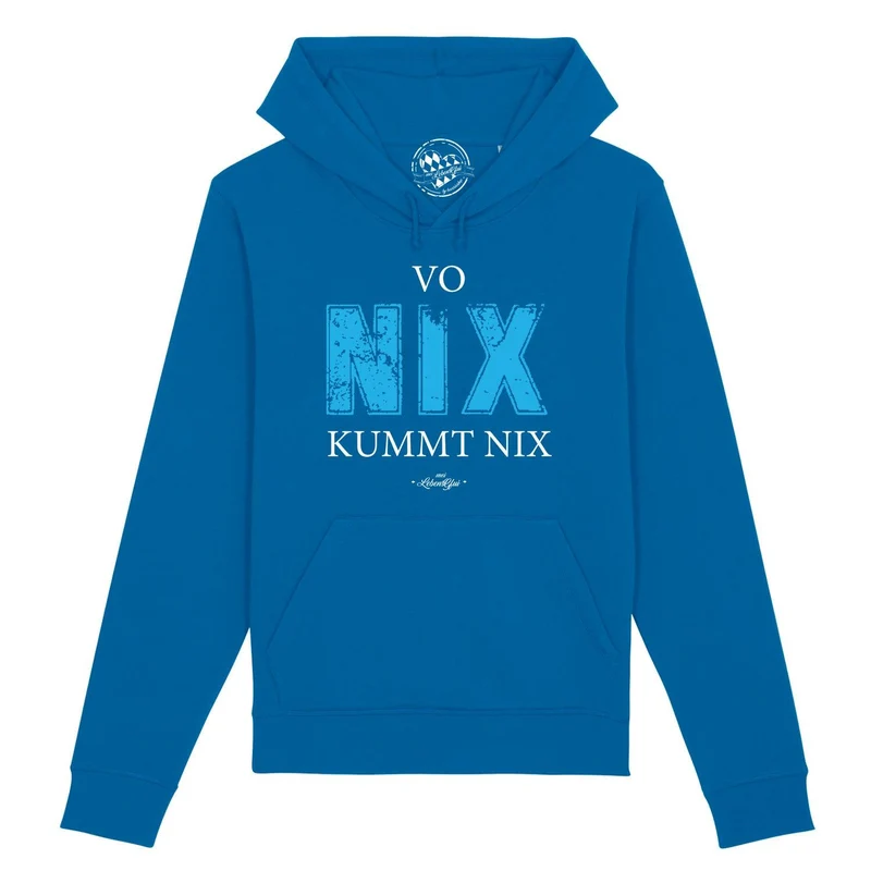 Herren Hoodie "Vo nix kummt nix"