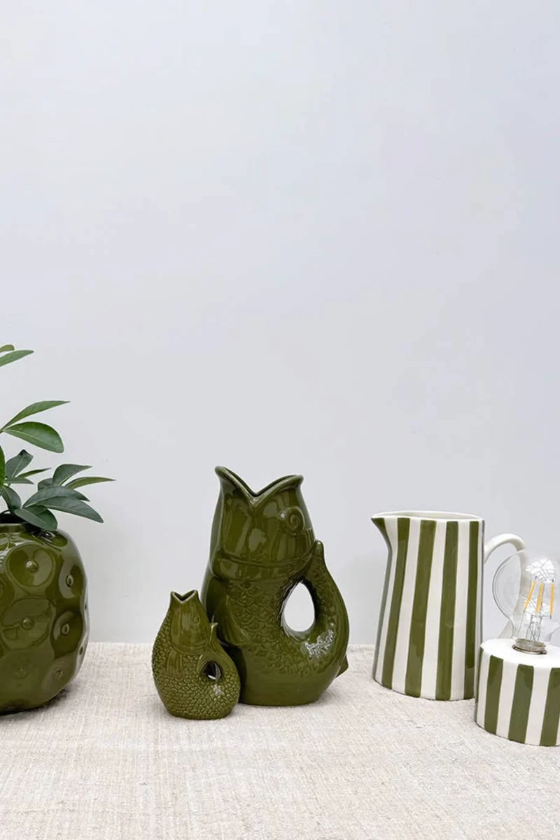 Vase - Fischkrugvase - 017191 - Opjet Paris - Wohnen - Deko