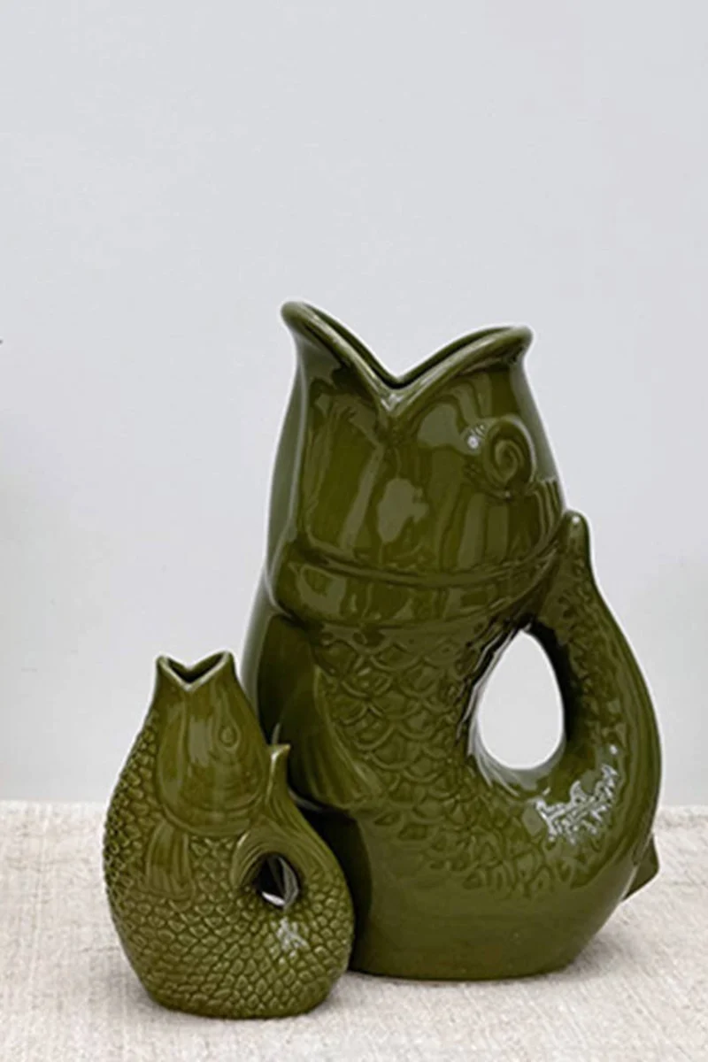 Vase - Fischkrugvase - 017191 - Opjet Paris - Wohnen - Deko