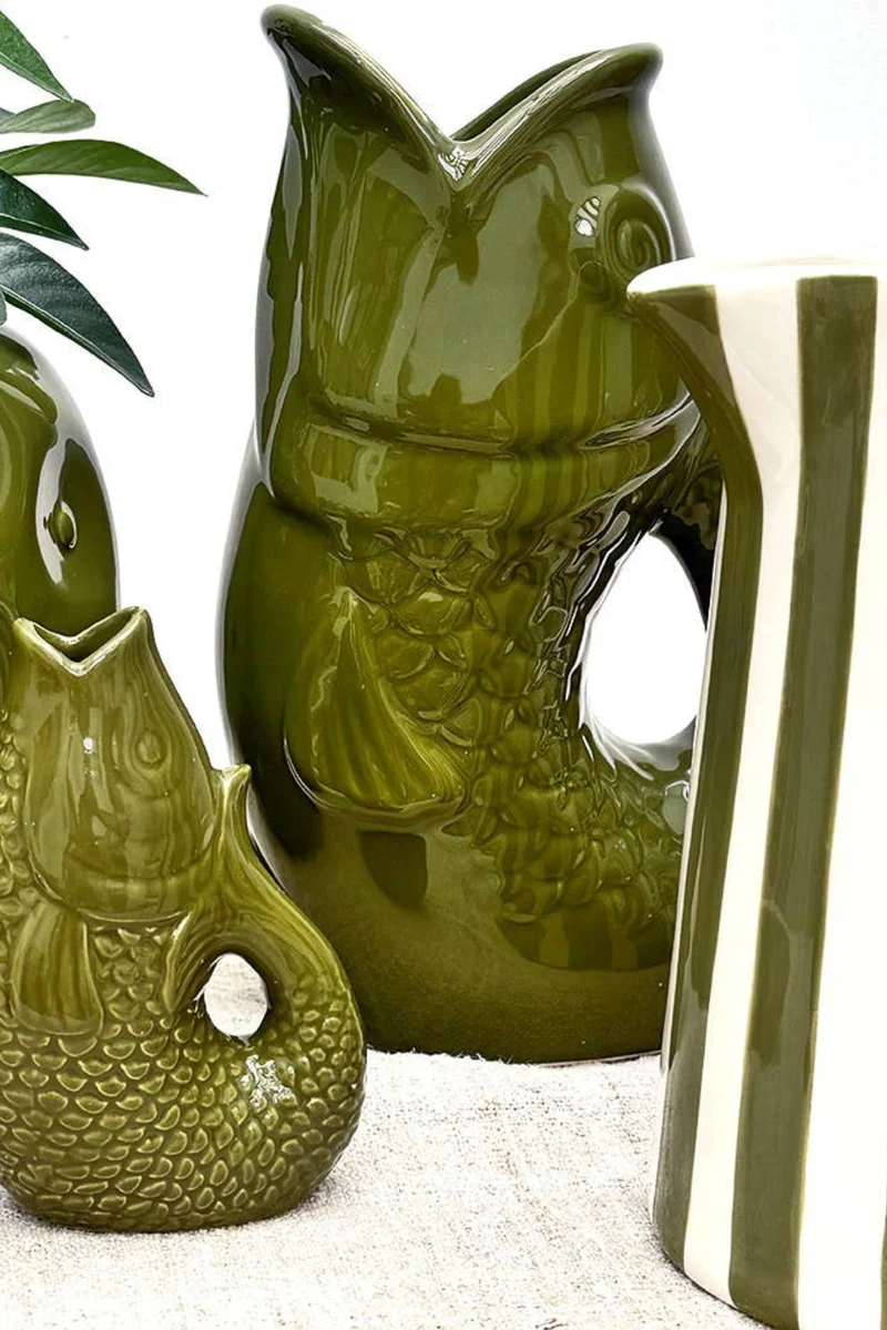 Vase - Fischkrugvase - 017191 - Opjet Paris - Wohnen - Deko