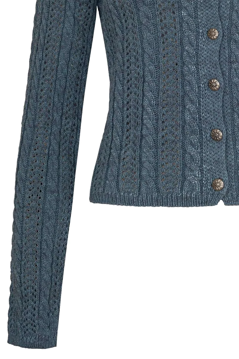Kurze Dirndljacke mit Zopfmuster