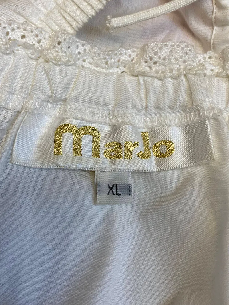Dirndlbluse MarJo – Carmenstil, Gr. XL