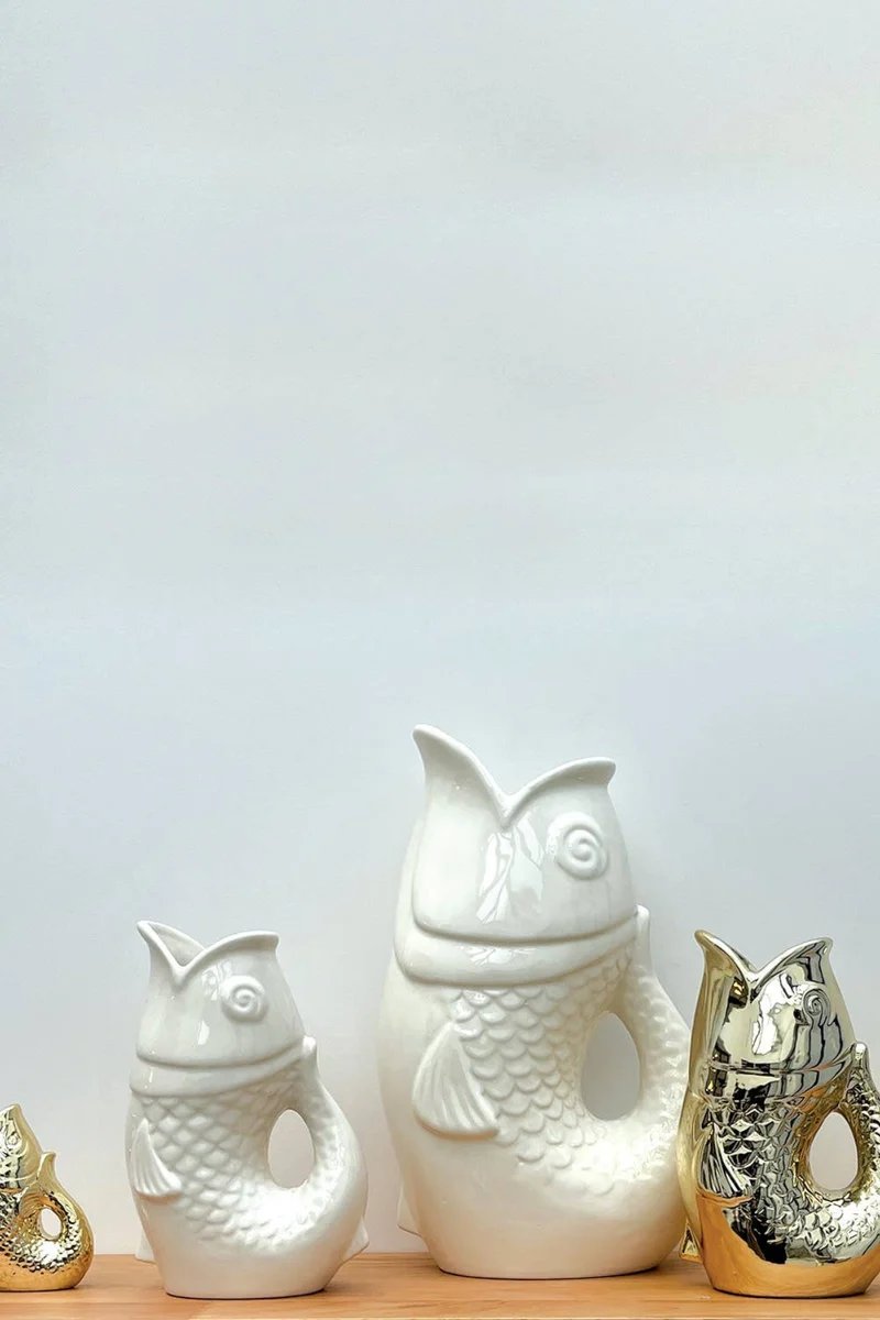 Vase - Krugvase - Fisch - Fischkrugvase - 015736 - Opjet Paris - Wohnen - Deko