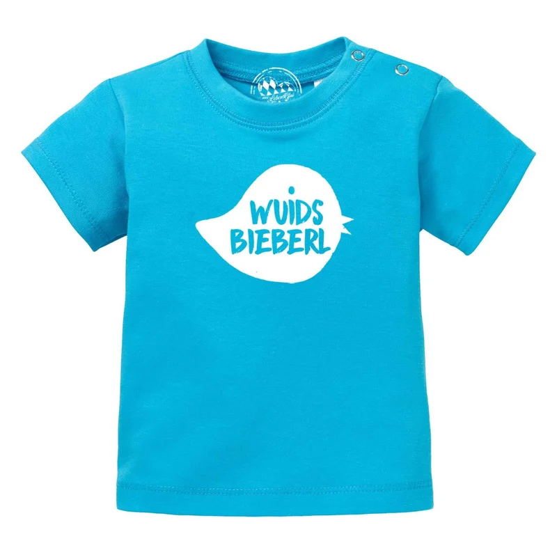 Baby T-Shirt "Wuids Bieberl"
