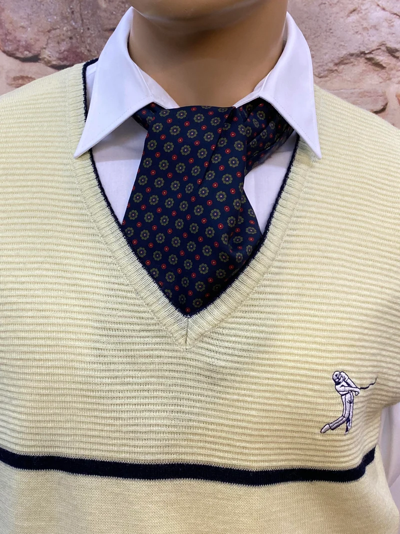 20er-Jahre-Outfit - Größe 50 – Golf Look mit Pullunder & Schiebermütze