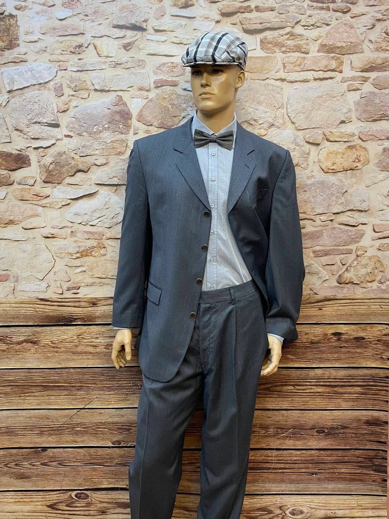 20er Jahre Anzug Herren komplett Outfit – Größe 54