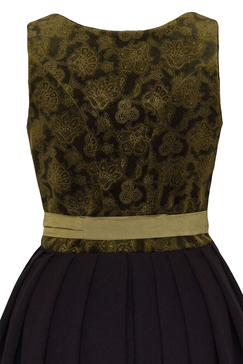 Samtdirndl lang