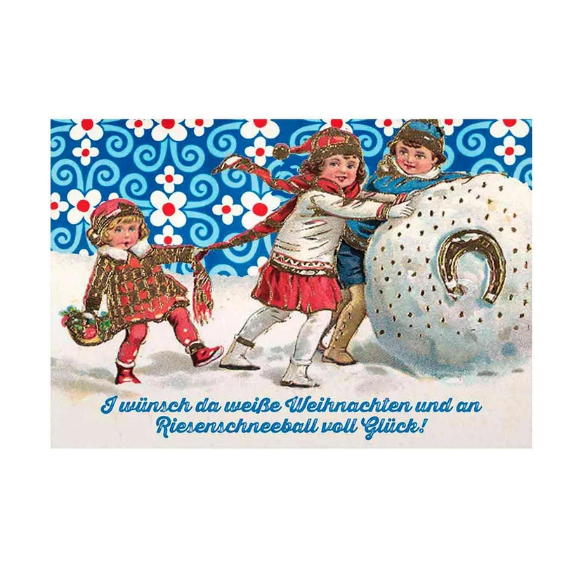 Weihnachtskarte "Weiße Weihnacht"