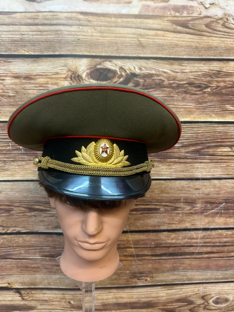 Sowjetische Offiziersmütze Vintage – Größe 59