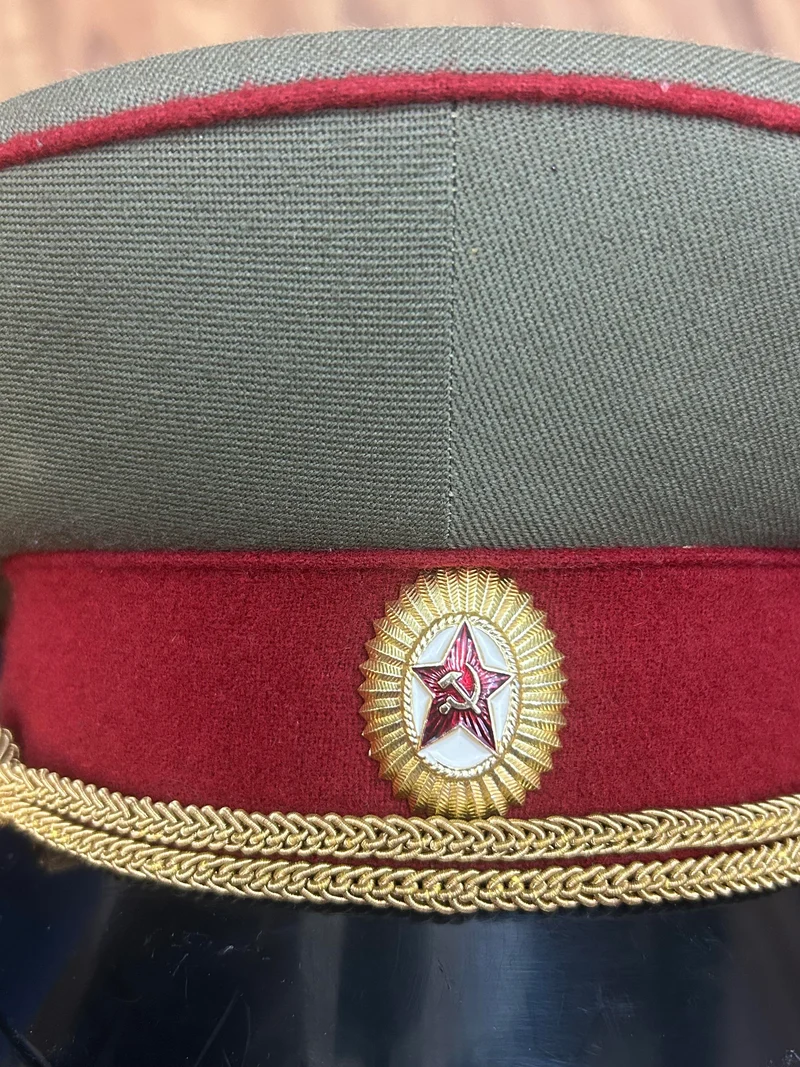 Sowjetische Offiziersmütze Vintage
