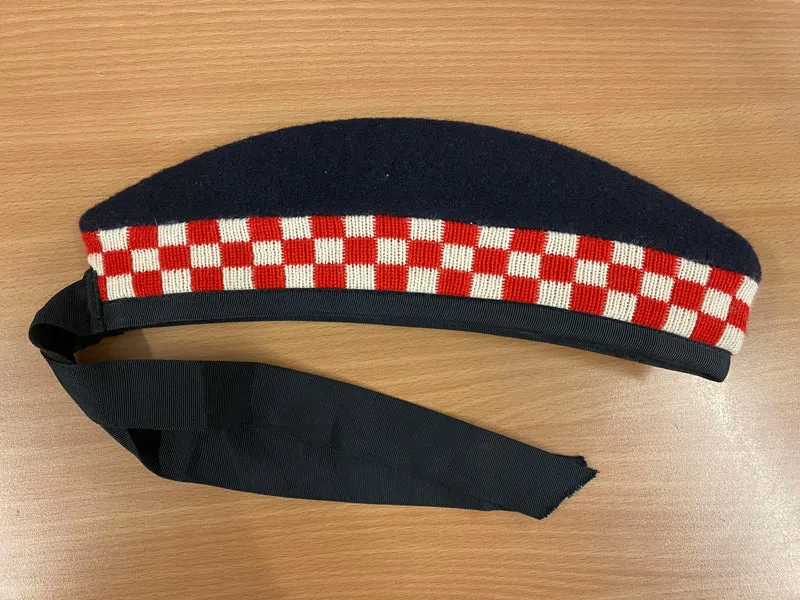 Vintage Glengarry Mütze – Größe 58, schottische Uniform