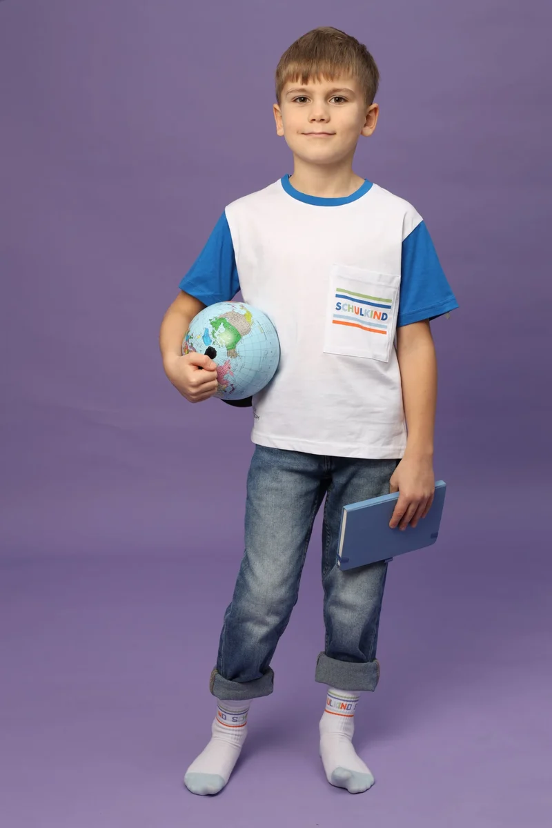 SCHULKIND Blau - Socken - My Day My Dream