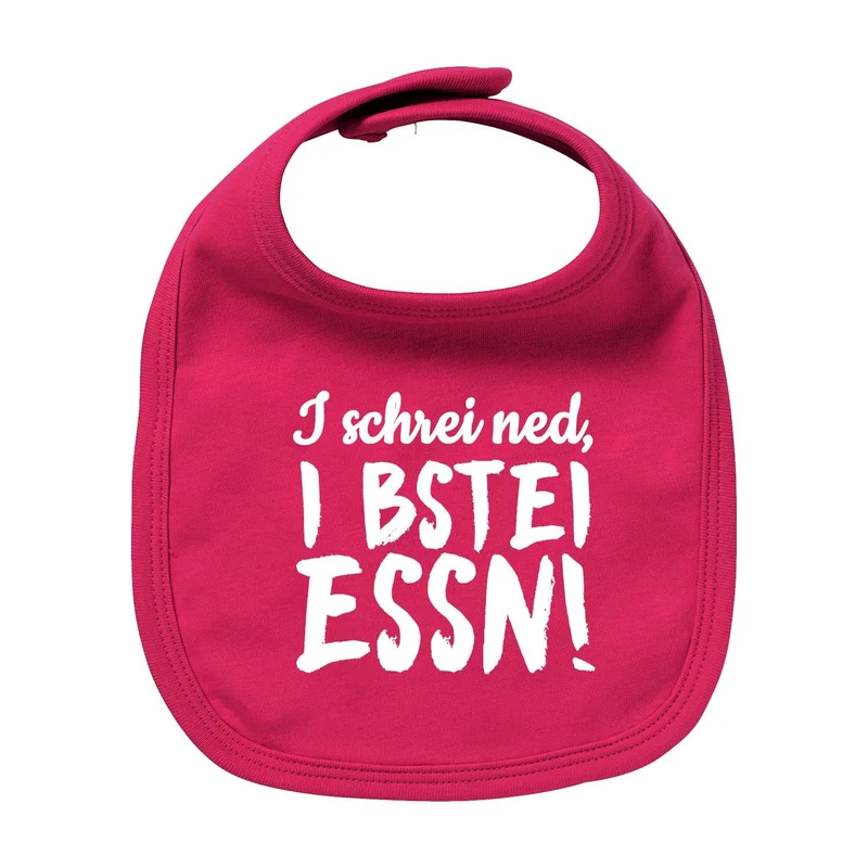 Bayerisches Babylätzchen "I bstei Essn..."