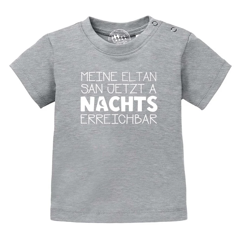 Baby T-Shirt "Nachts erreichbar!"