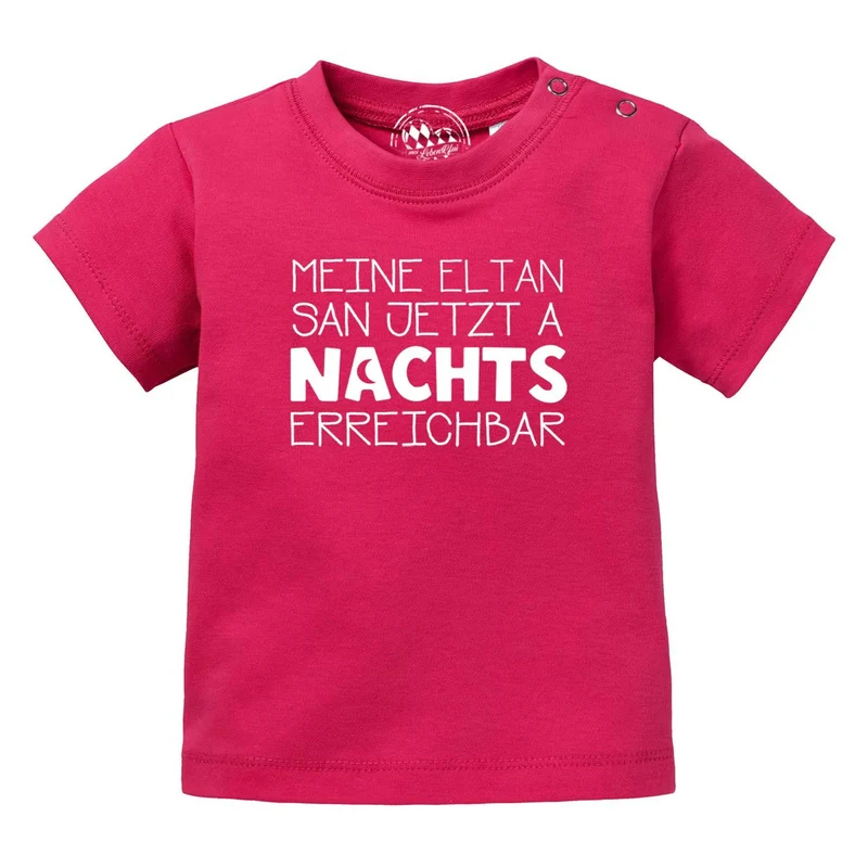 Baby T-Shirt "Nachts erreichbar!"