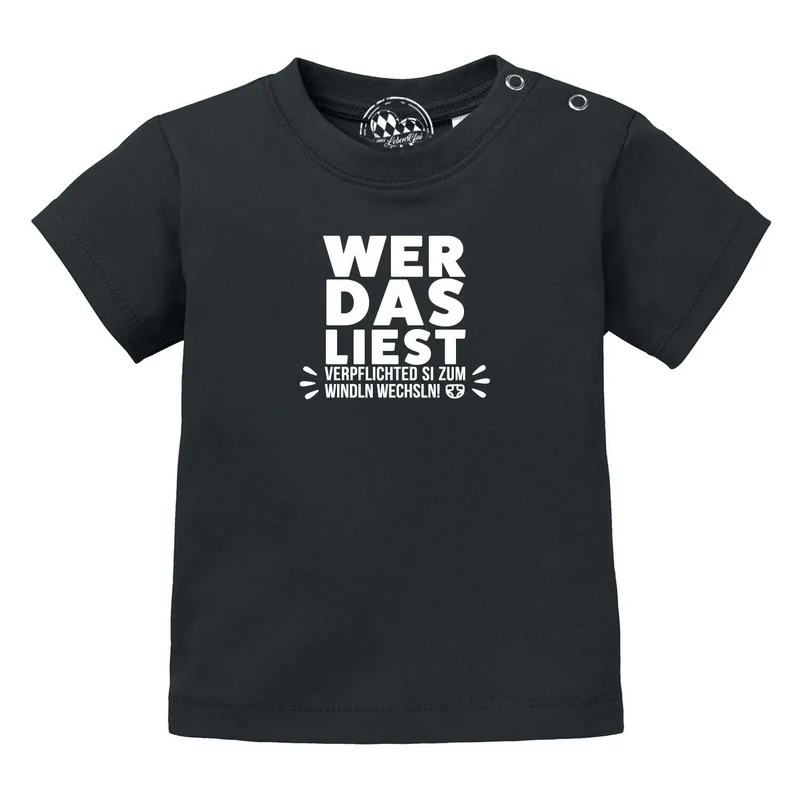 Baby T-Shirt "Windln wechsln!"