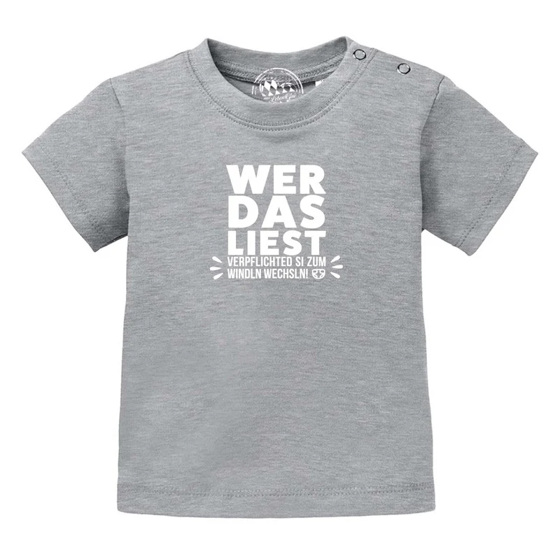 Baby T-Shirt "Windln wechsln!"