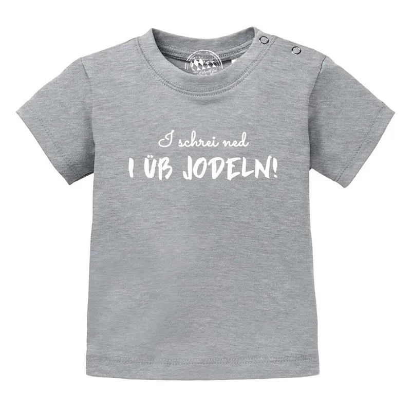 Baby T-Shirt "I üb jodeln"