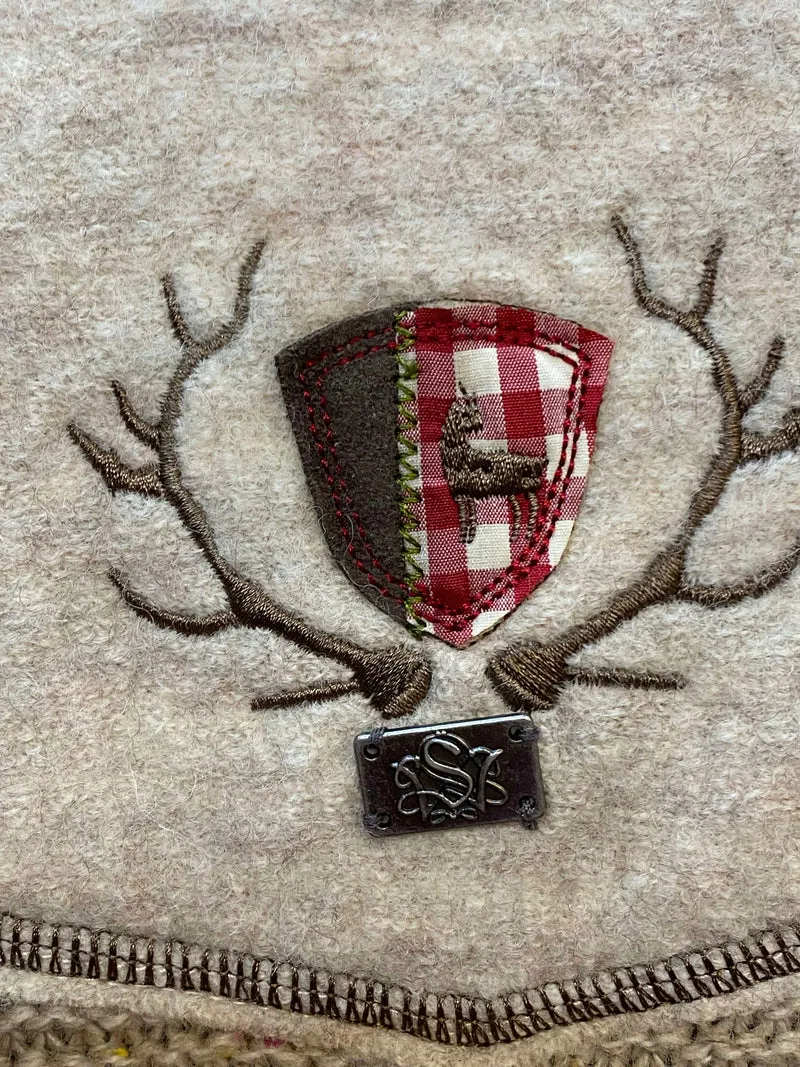 Trachtenstrickjacke - Herren - grau