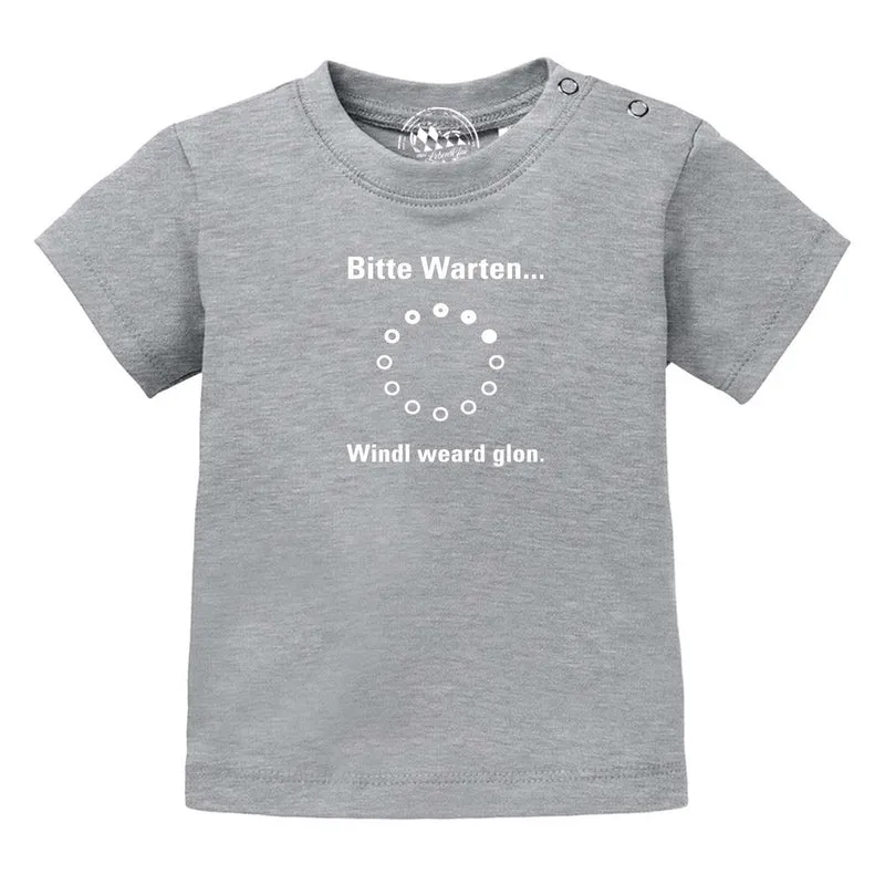 Baby T-Shirt "Bitte wartn…"