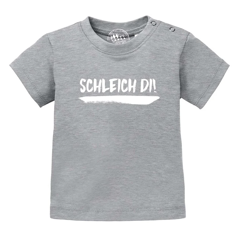 Baby T-Shirt "Schleich di!"