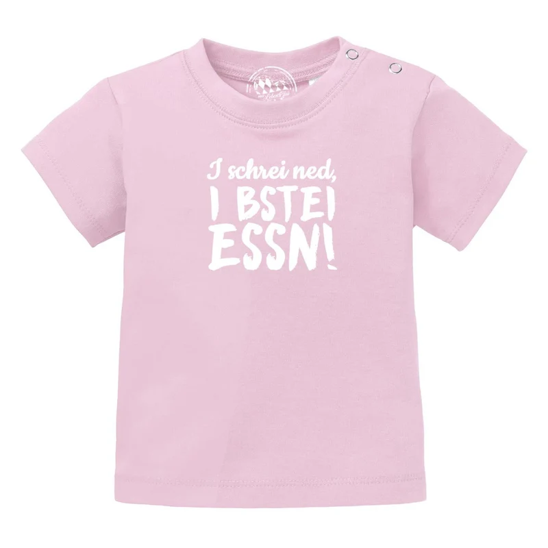 Baby T-Shirt "I bstei Essn…"