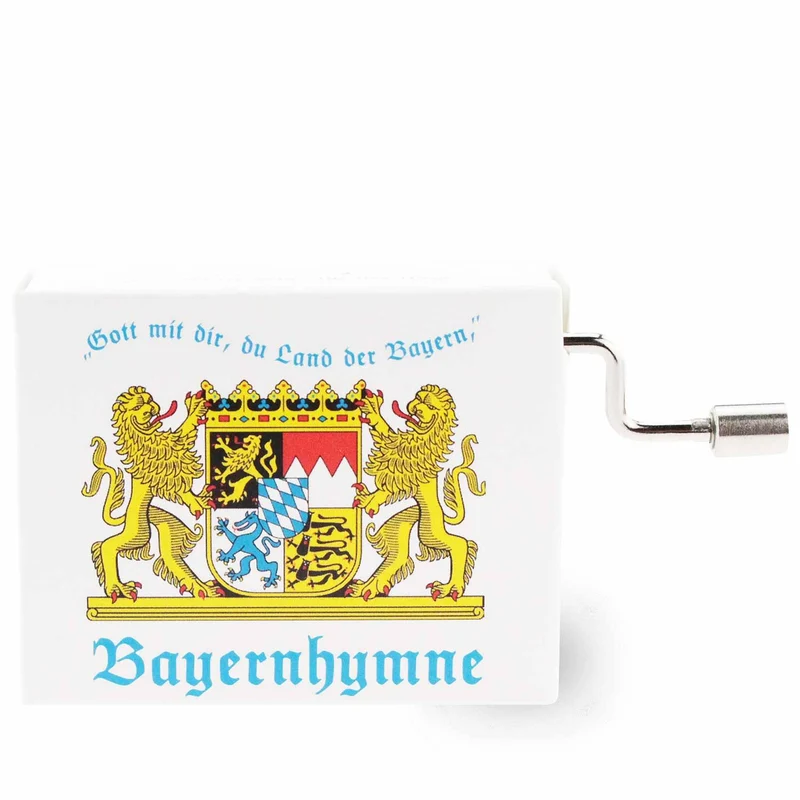Mini-Drehorgel "Bayernhymne"