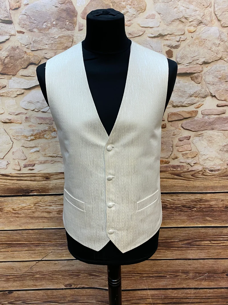 Herrenweste ivory festlich Vintage Hochzeit Gr. 98 elegant