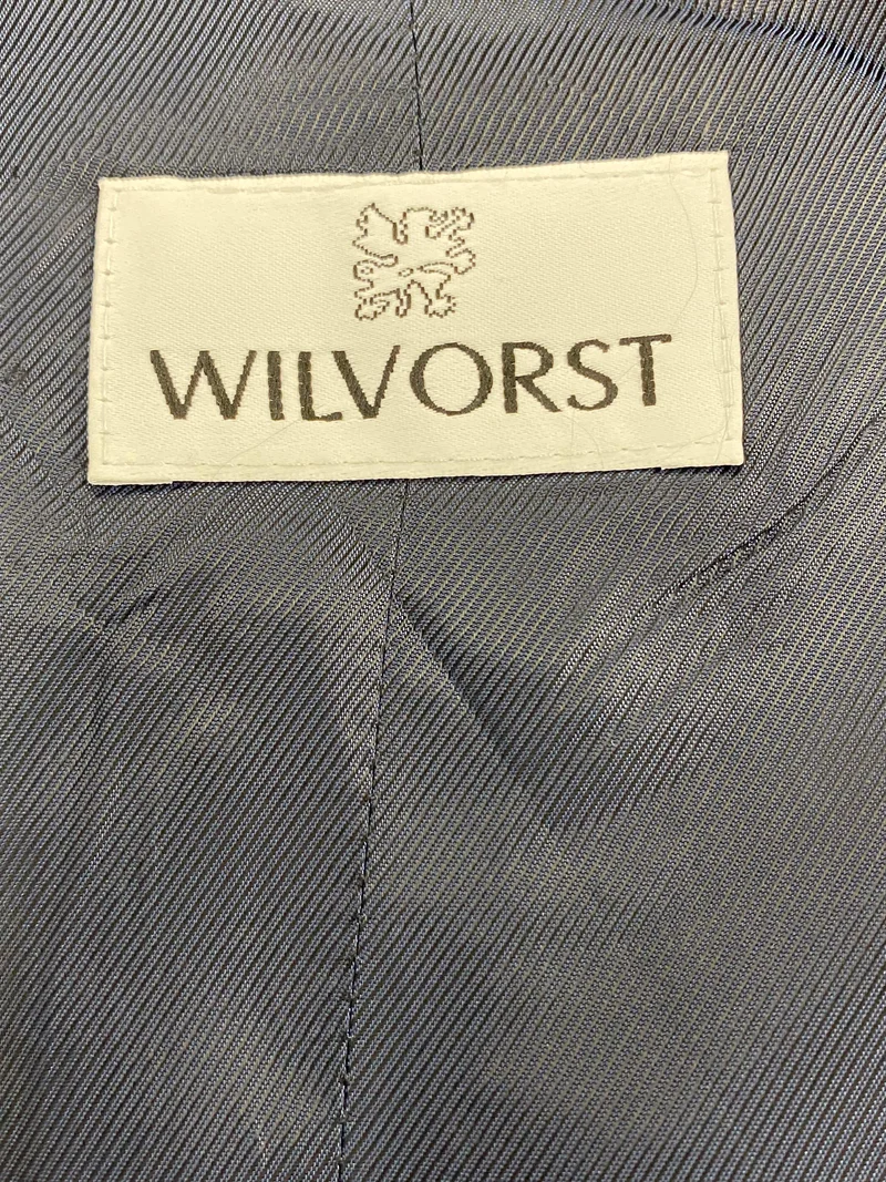 Vintage Herren Weste - blau – gestreift - Größe 52
