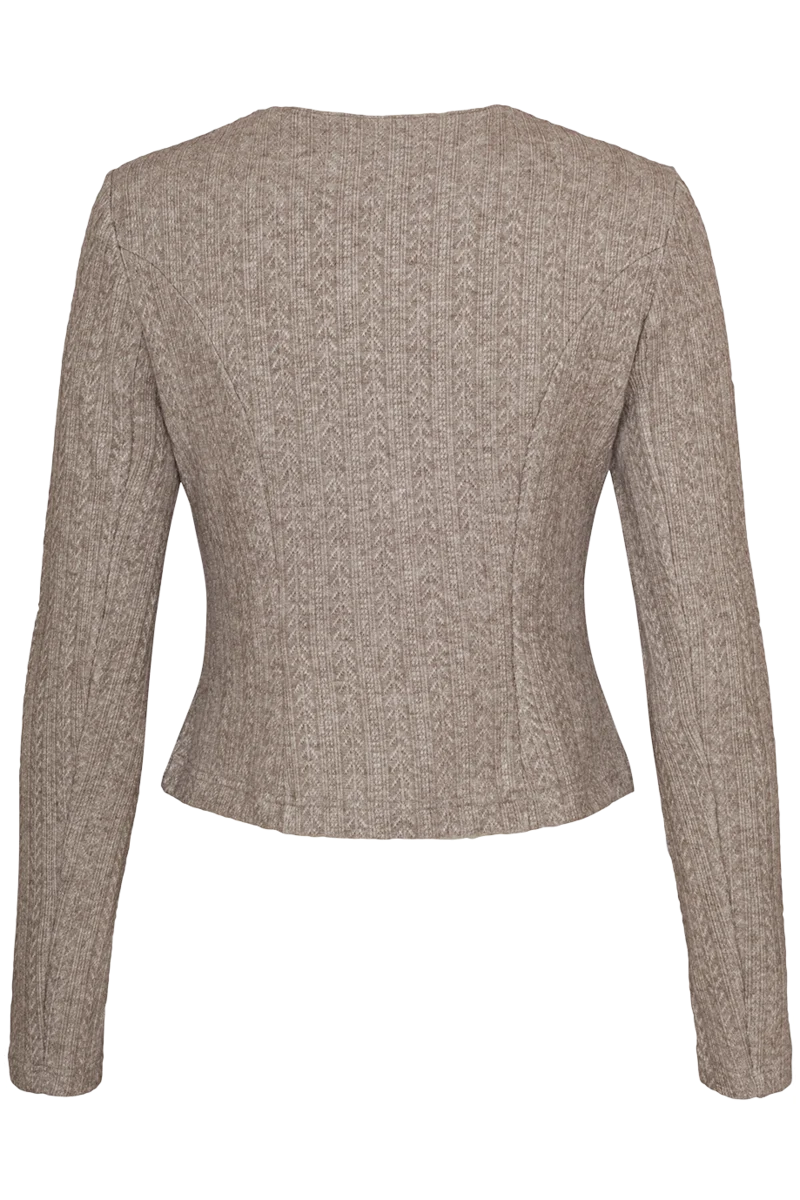 Damen Dirndljacke Zopfstrick