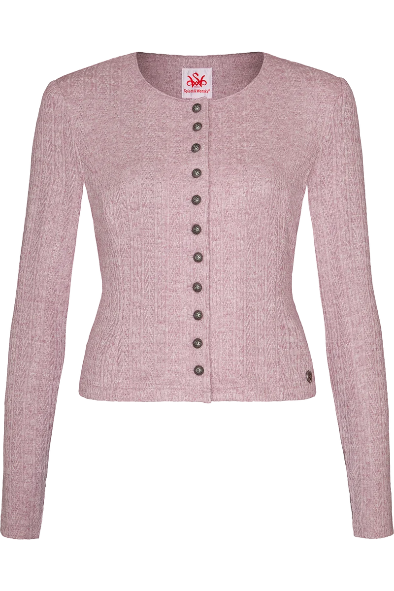 Damen Dirndljacke Zopfstrick