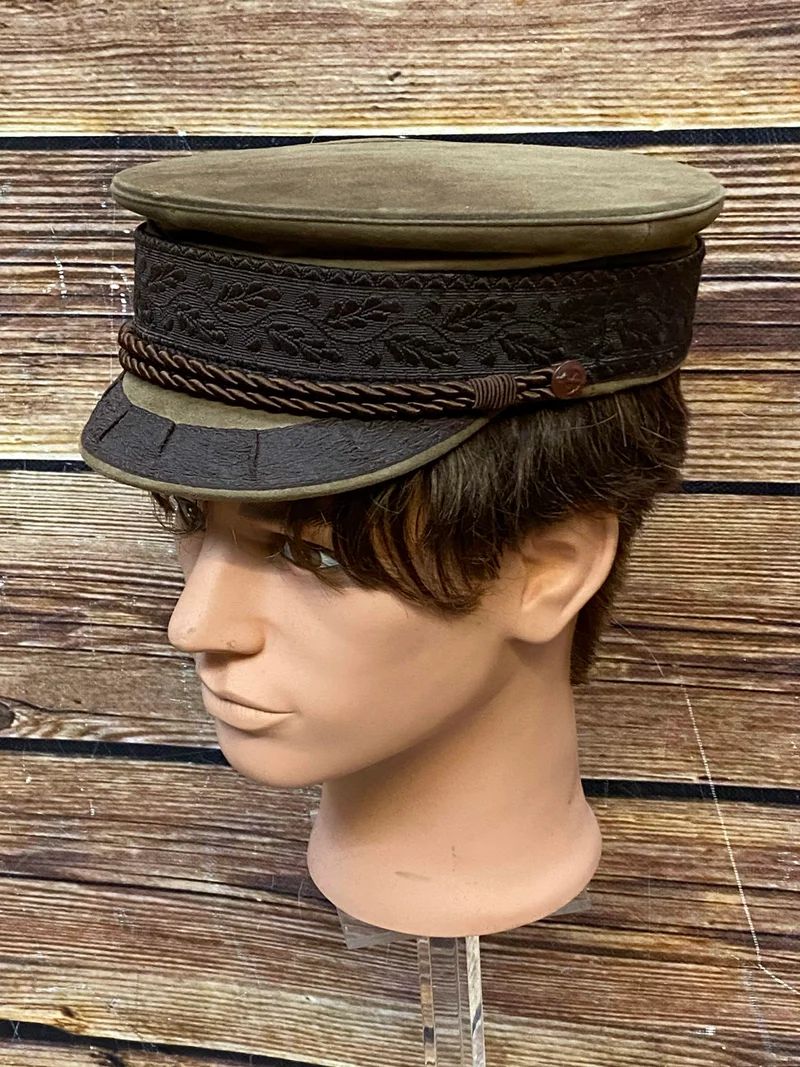 Prinz-Heinrich-Mütze – Gr. 58 Echtes Leder