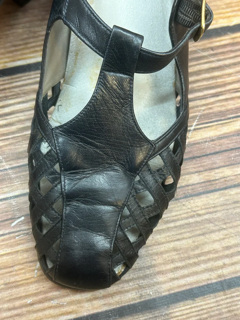 Vintage-Schuhe – 20er Jahre Stil - Echtleder