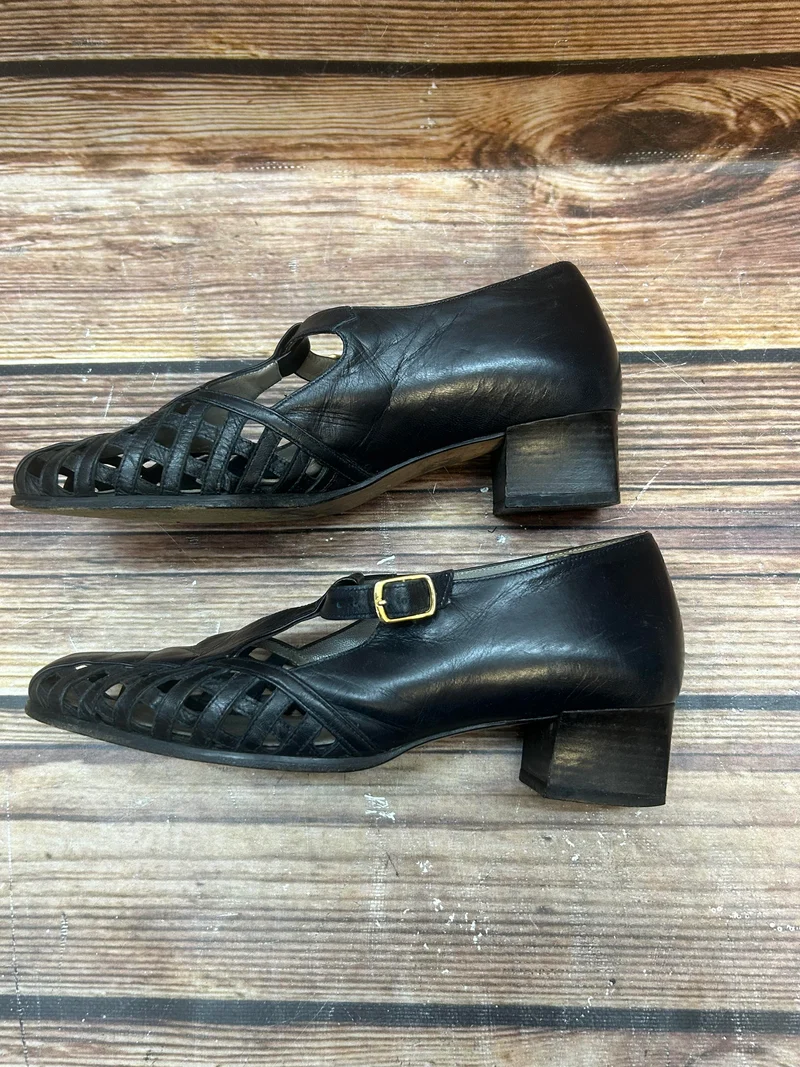 Vintage-Schuhe – 20er Jahre Stil - Echtleder