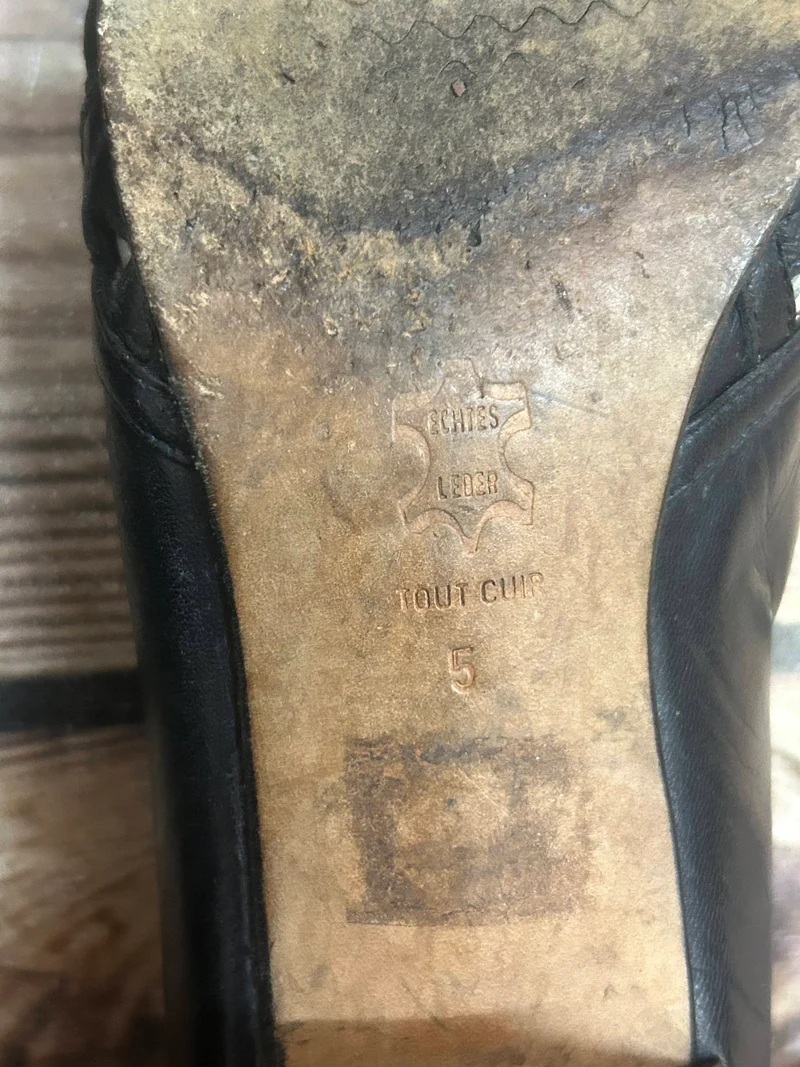 Vintage-Schuhe – 20er Jahre Stil - Echtleder