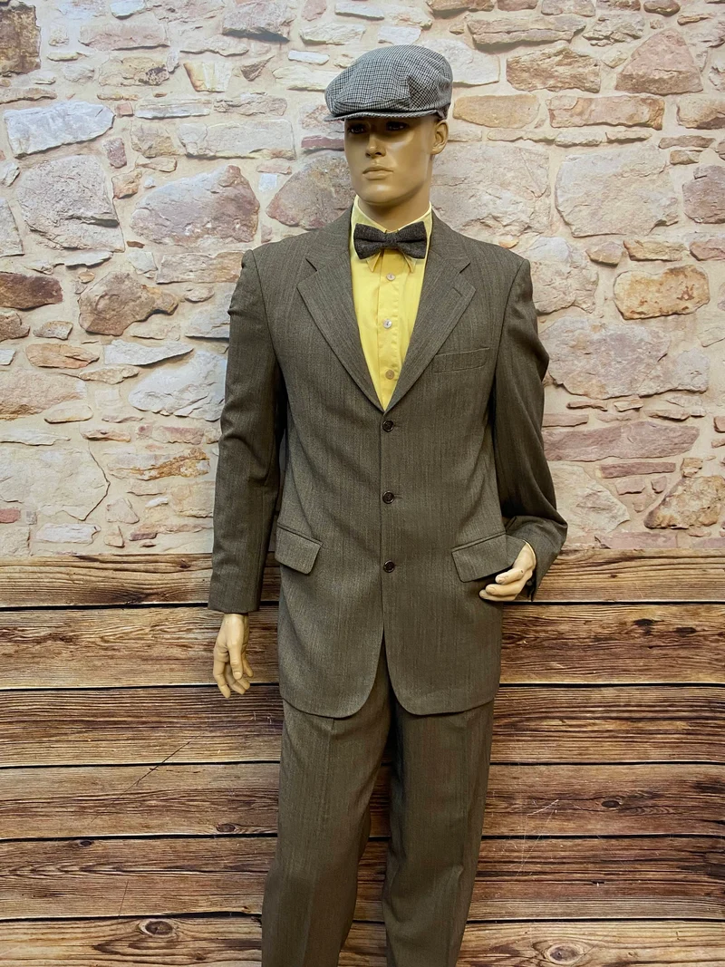 20er Jahre Vintage Anzug Komplett Outfit im britischen 1920er-Jahre-Stil Gr. 98