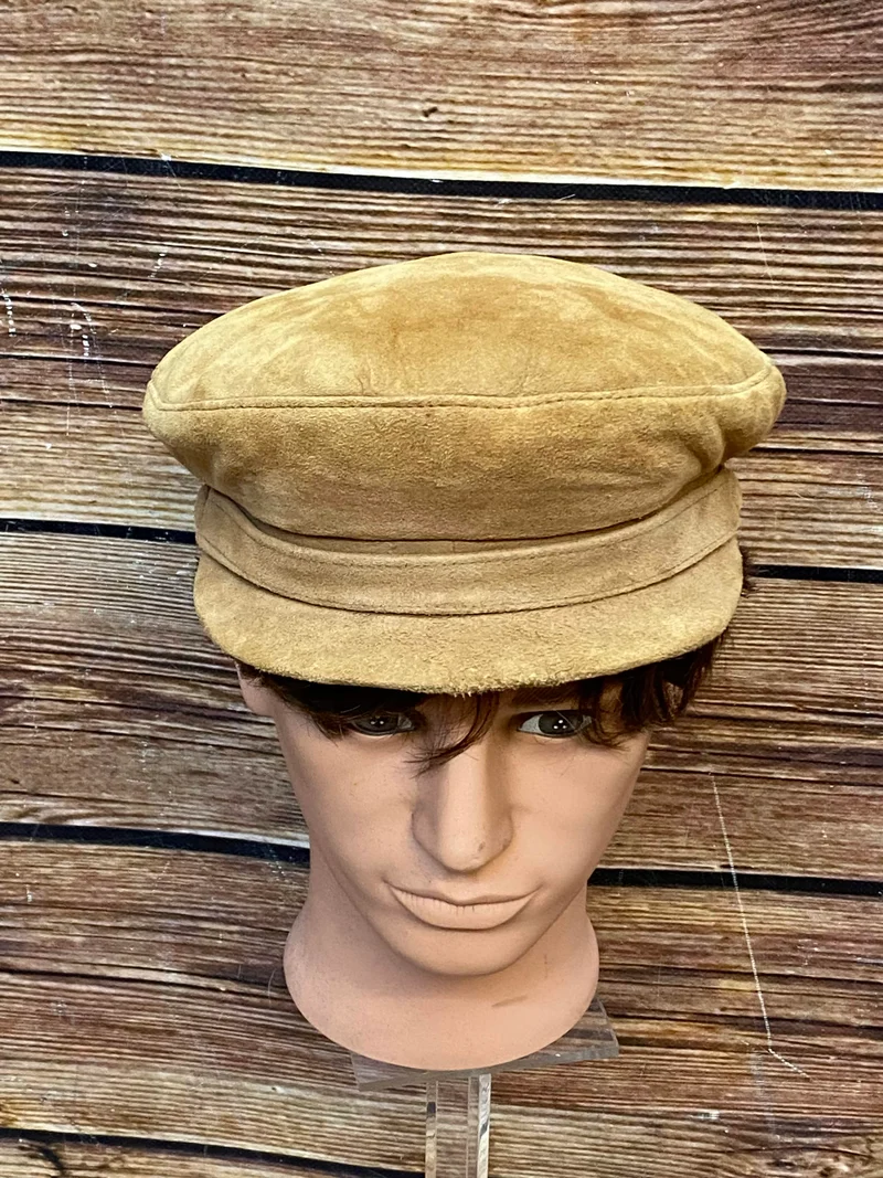 Prinz-Heinrich-Mütze Wildleder – Gr. 57