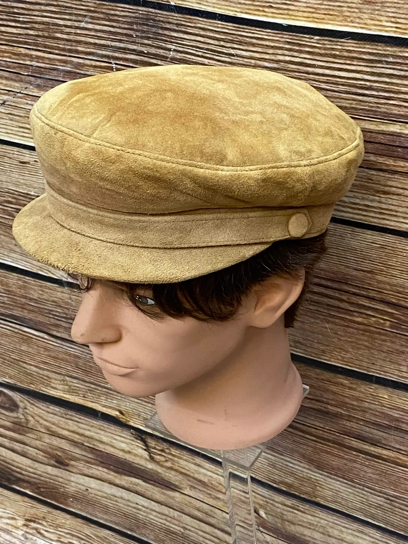 Prinz-Heinrich-Mütze Wildleder – Gr. 57