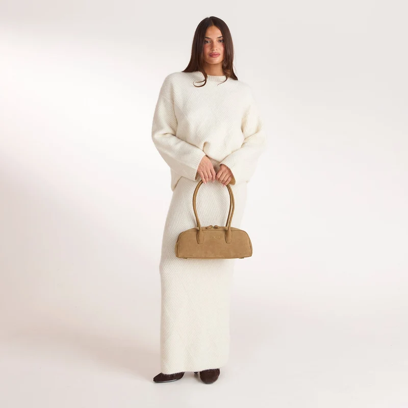 Averi Schultertasche - Taupe