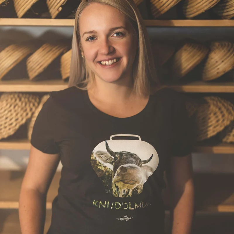 Damen T-Shirt "Knuddlmuh"