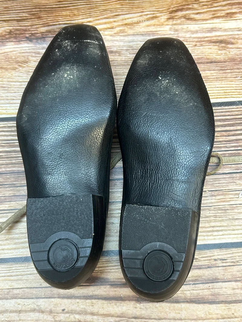 Vintage-Schuhe Schnabelschuhe - schwarz – Gr. 40
