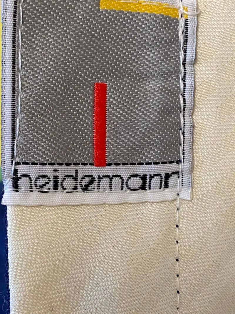 Vintage Hose Herren Bundfaltenhose Gr. 50 – High Waist Navy Streifen